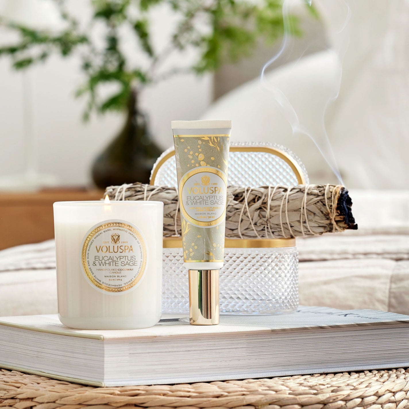 VOLUSPA Eucalyptus & White Sage Hand Cream - Tube