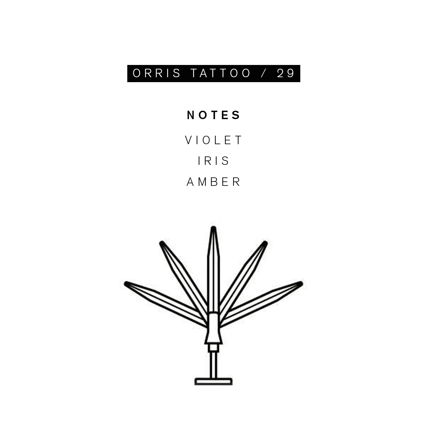 Orris Tattoo / 29 Eau de Parfum - 50ml
