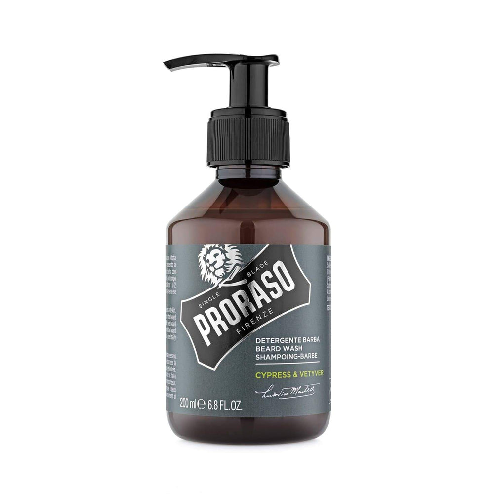Proraso Beard Wash - Cypress + Vetiver