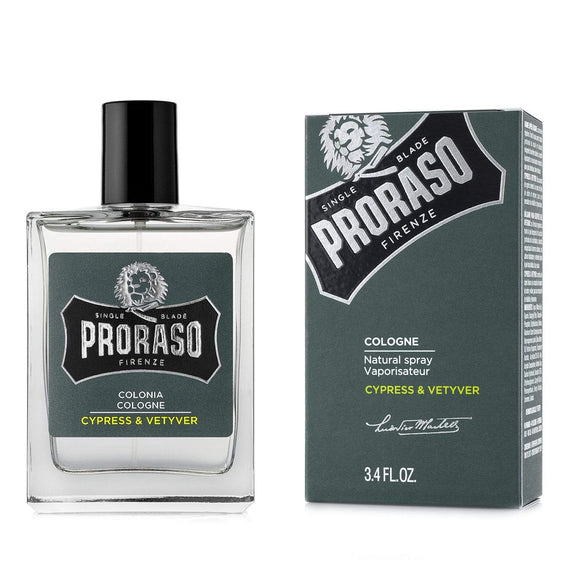 Proraso Single Blade Cologne - Cypress + Vetiver