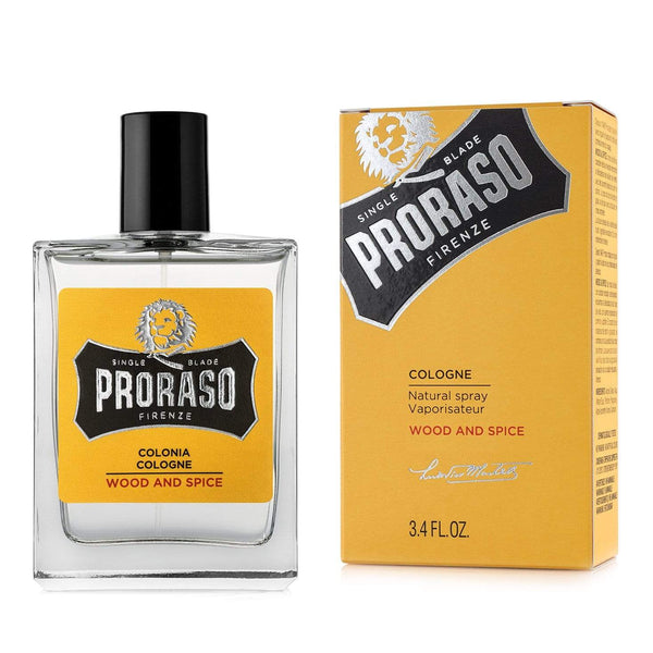 Proraso Single Blade Cologne - Wood + Spice
