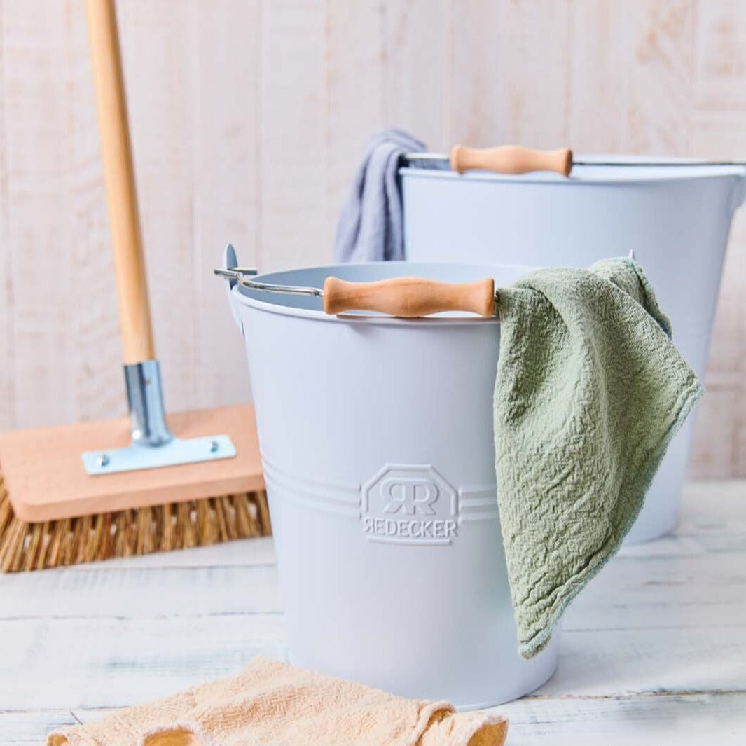 Redecker Multi Purpose Cleaning Cloth Trio - Blue/Natural/Green