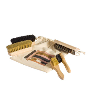 Redecker Shoe Shine Kit + Travel Bag
