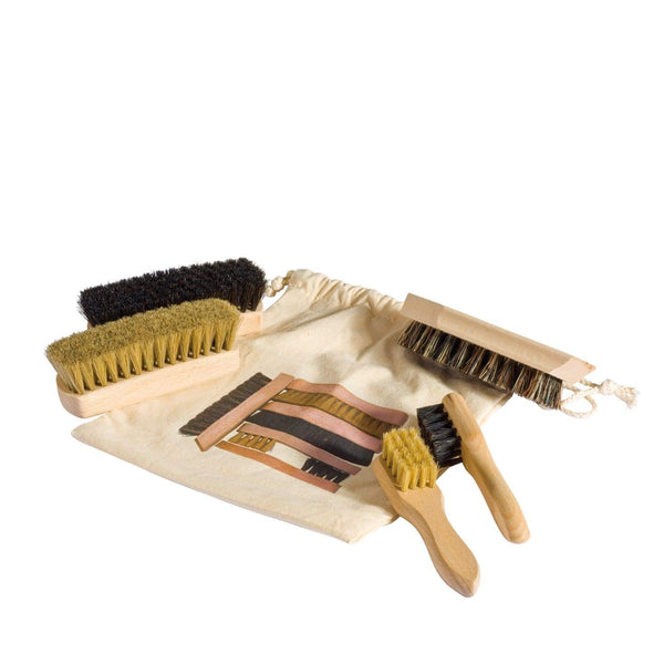 Redecker Shoe Shine Kit + Travel Bag