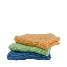 Redecker Woven Dishcloth Trio - Yellow/Green/Blue