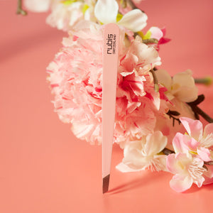 Rubis Swiss Slant Tweezers - Pink