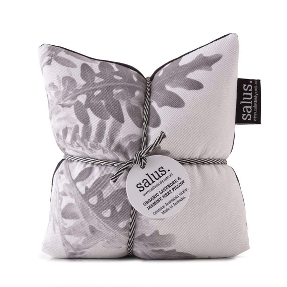Salus Organic Lavender + Jasmine Heat Pillow - Grey Botanical