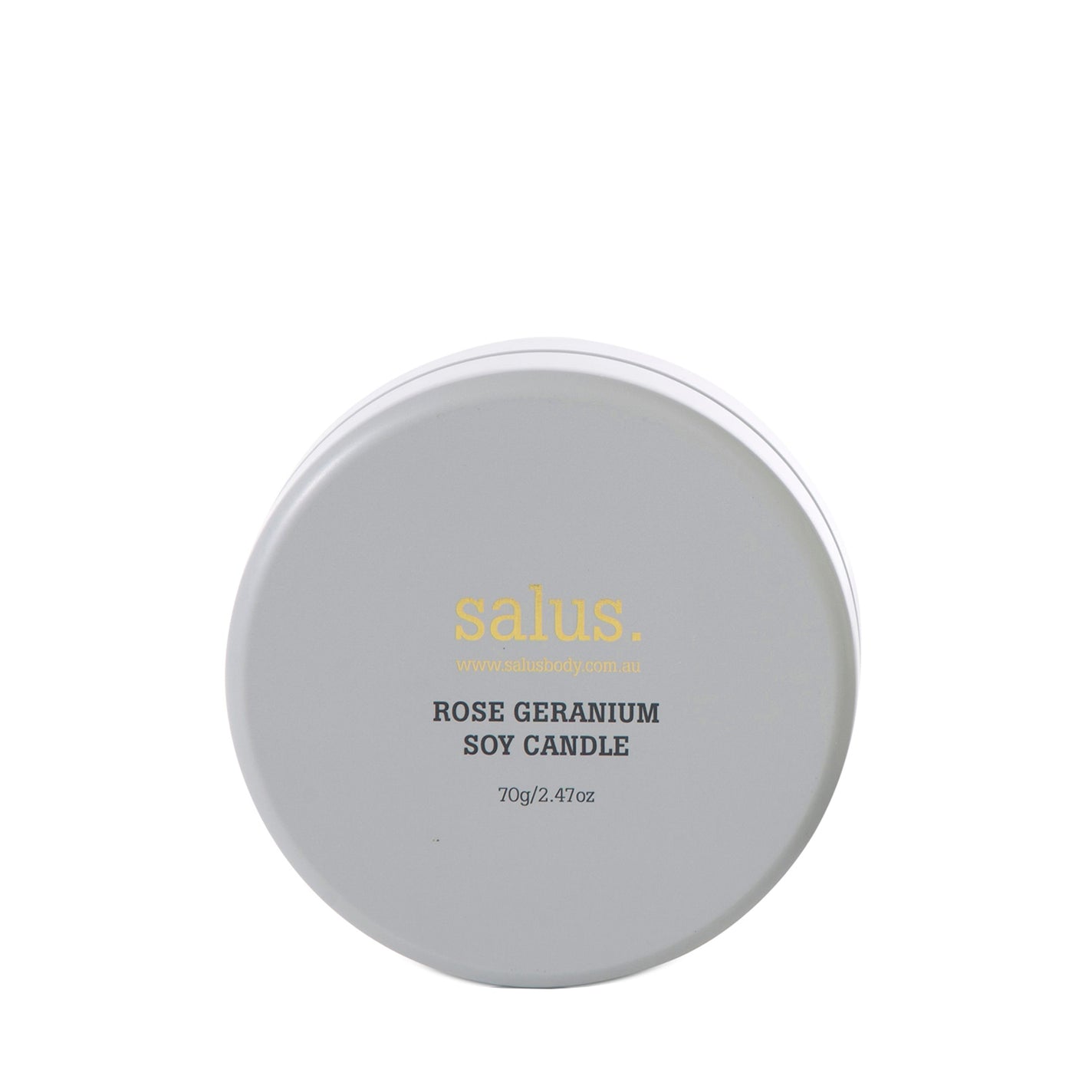 Salus Rose Geranium Travel Soy Candle