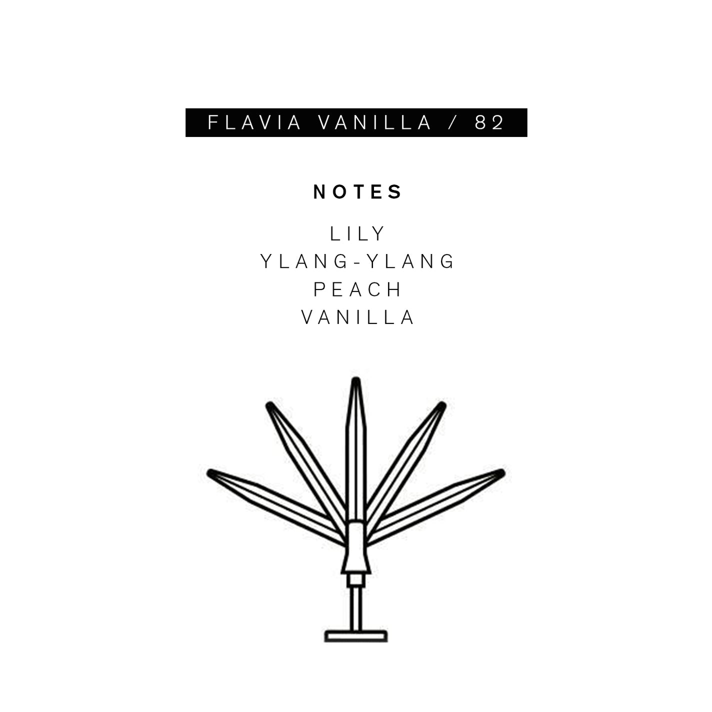Sample Vial - Parle Moi Flavia Vanilla / 82 Eau de Parfum