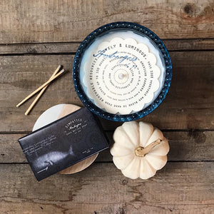 Simpatico Ambergris Hobnail 100hr Candle