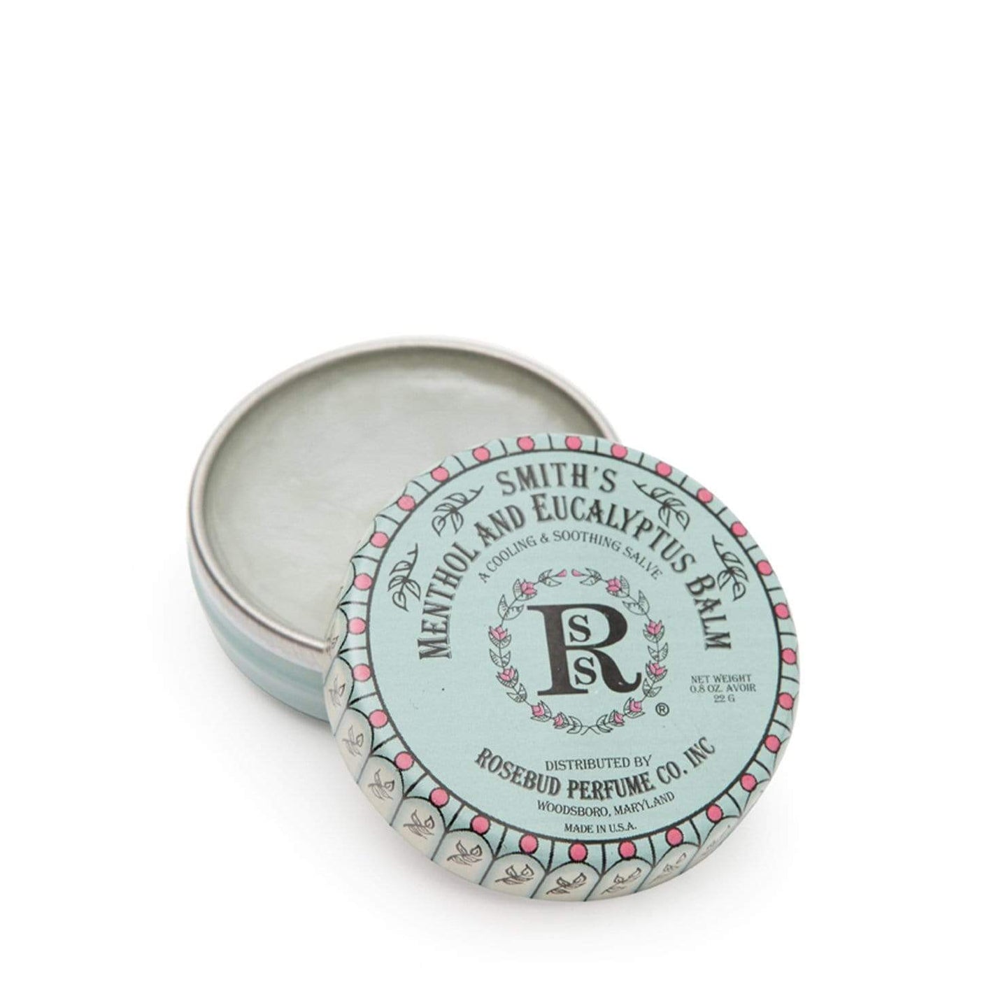 Smith's Rosebud Menthol Eucalyptus Lip Balm - Tin
