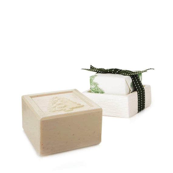 Thymes Frasier Fir Soap + Dish Set