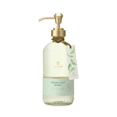 Thymes Fresh Cut Basil Hand Wash in Glass