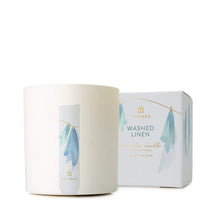 Thymes Washed Linen Candle