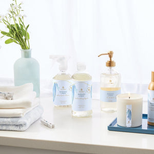 Thymes Washed Linen Hand Wash in Glass