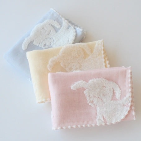 Kontex Macaron Face Cloth - Blue Puppy