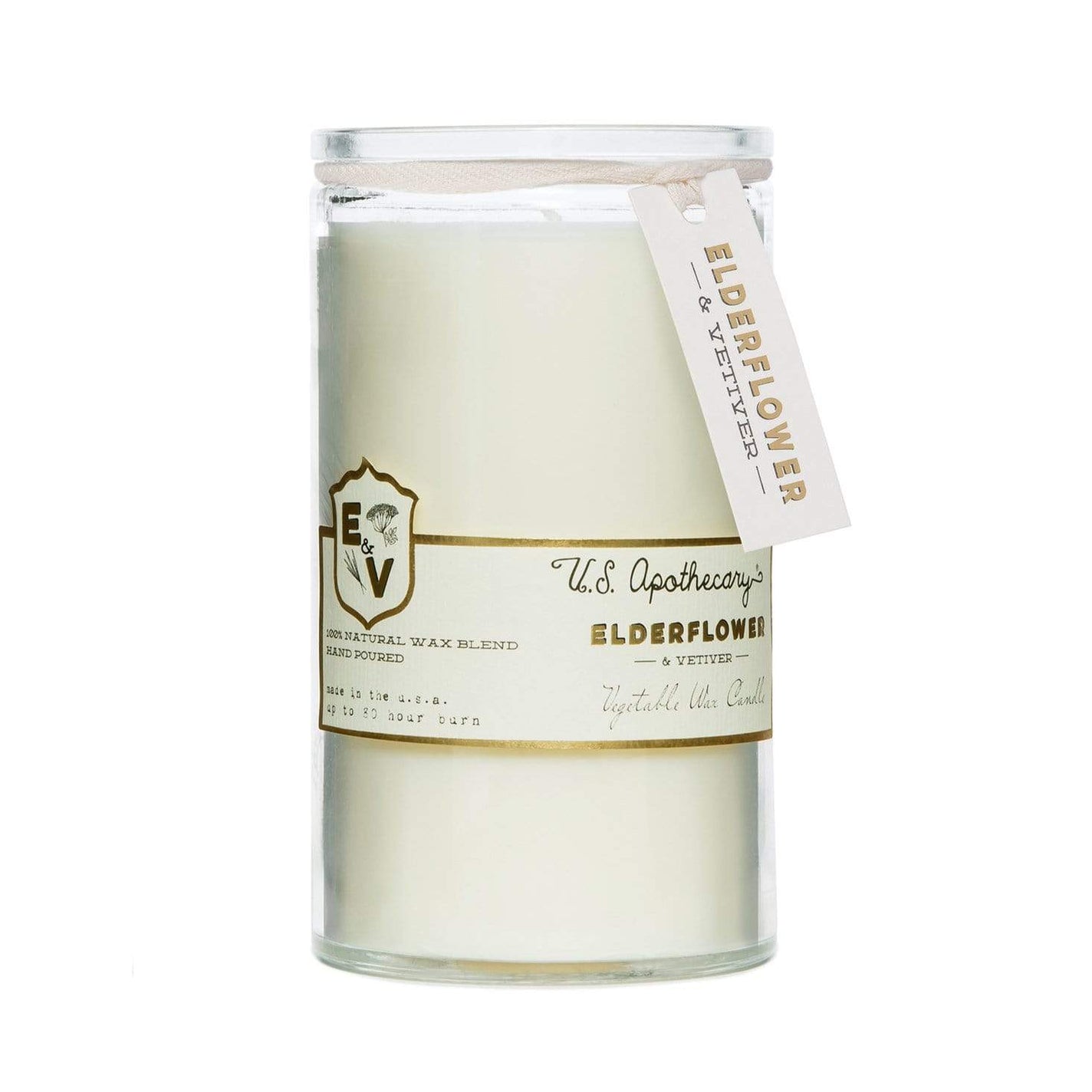 U.S. Apothecary Elderflower 75hr Candle