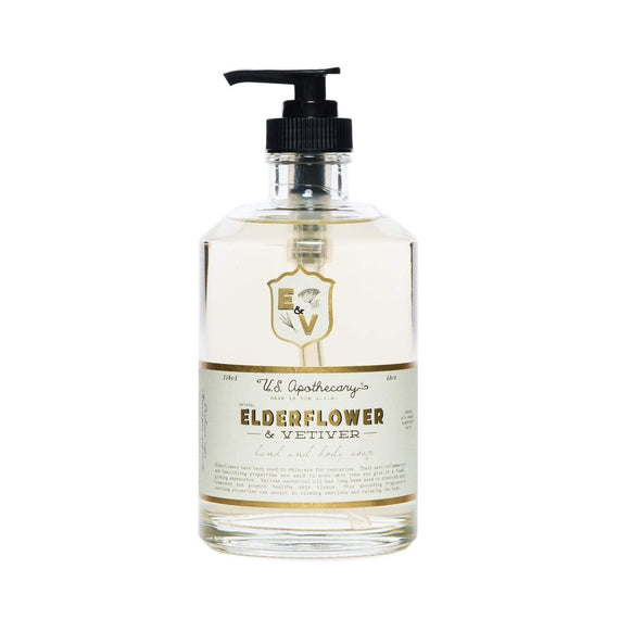 U.S. Apothecary Elderflower Hand & Body Wash