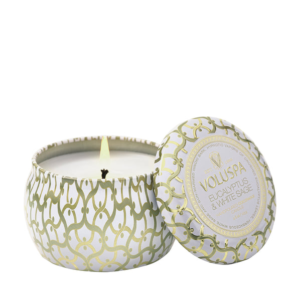 VOLUSPA Eucalyptus & White Sage Decorative Candle