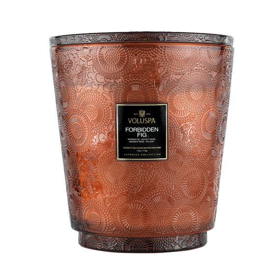 VOLUSPA Forbidden Fig 250hr/3.5kg Hearth Candle