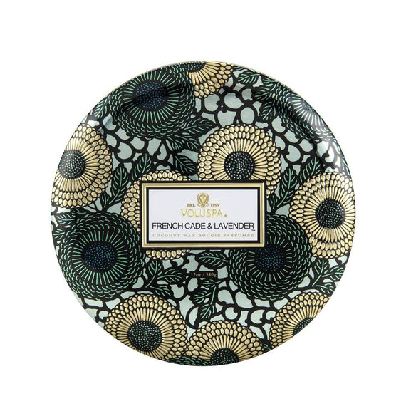 VOLUSPA French Cade & Lavender 3 Wick Candle