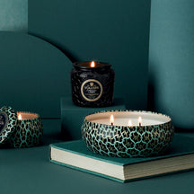 VOLUSPA French Linen 3 Wick Tin Candle