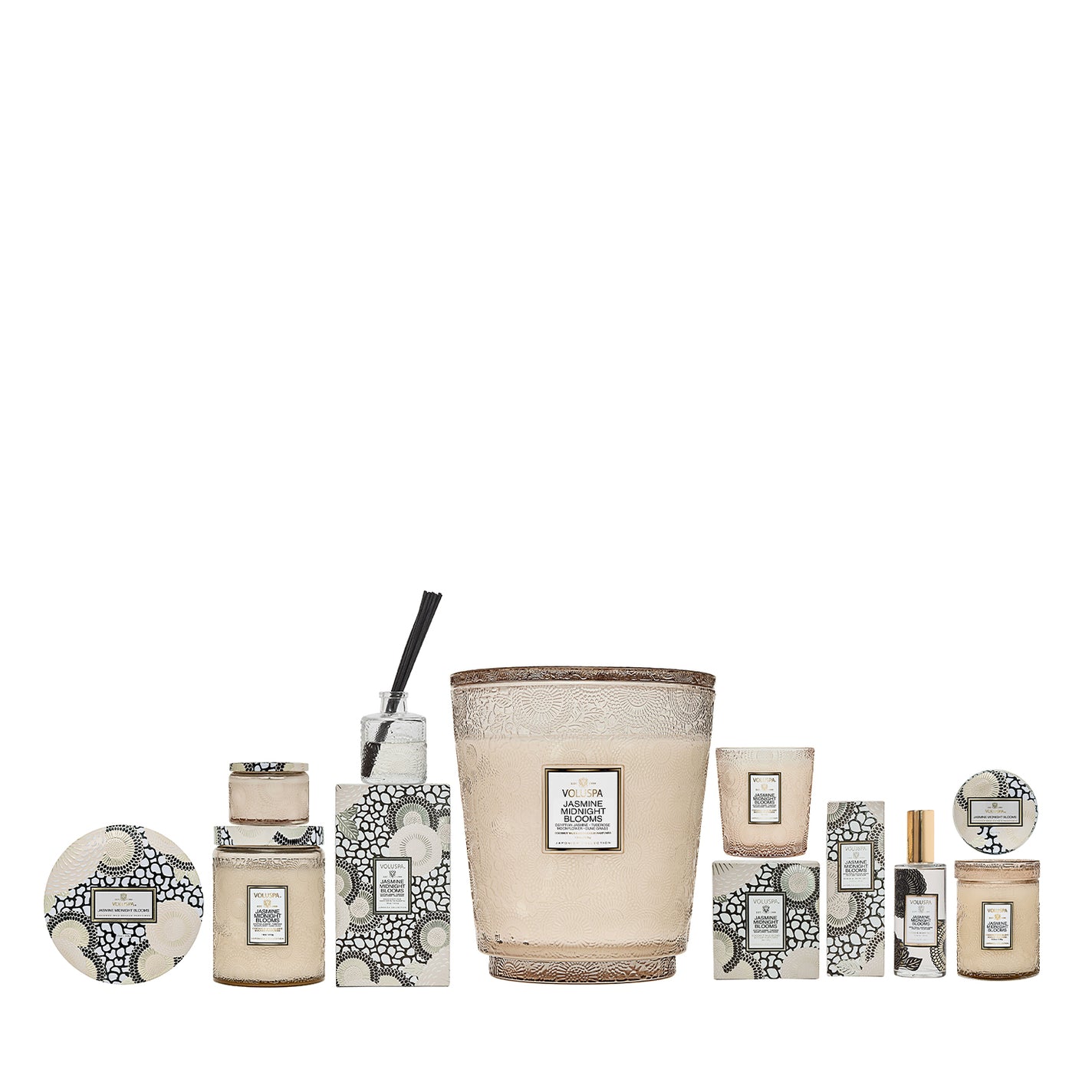 VOLUSPA Jasmine Midnight Blooms Petite Jar Candle