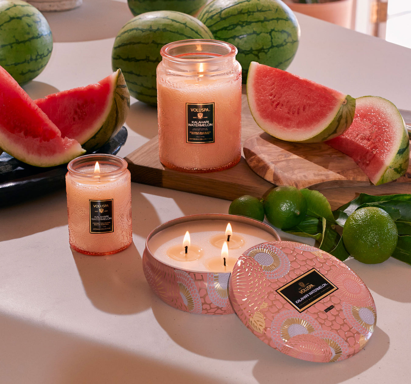VOLUSPA Kalahari Watermelon 3 Wick Candle