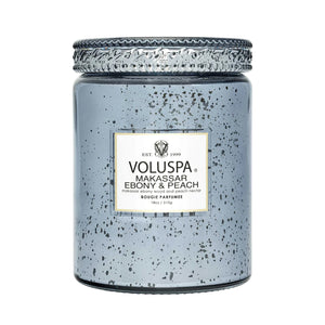 VOLUSPA Makassar Ebony & Peach 100hr Candle