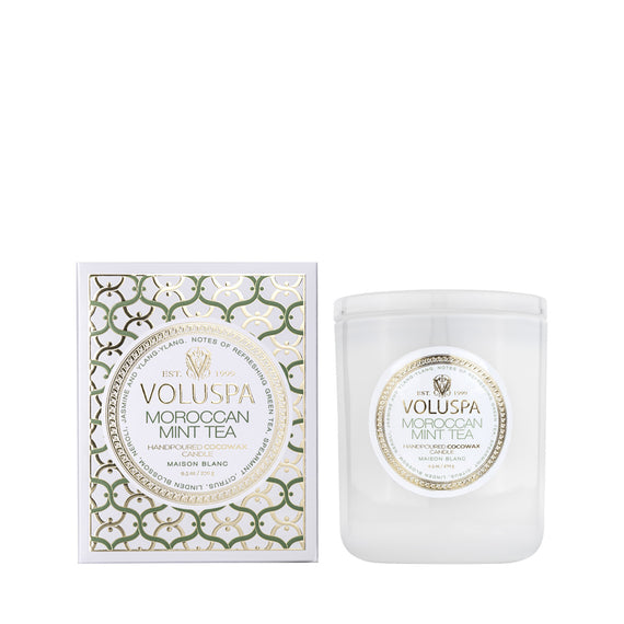 VOLUSPA Moroccan Mint Tea Classic Boxed Candle