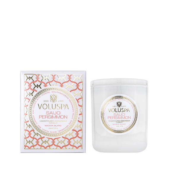 VOLUSPA Saijo Persimmon Classic Boxed Candle