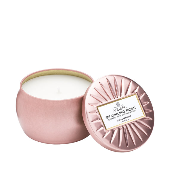 VOLUSPA Sparkling Rose Decorative Candle