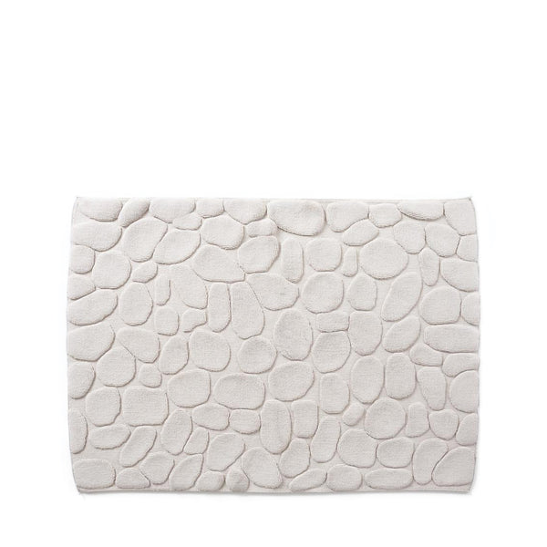 Yoshii Ottaipnu 'Pebble' Bath Mat - Light Grey