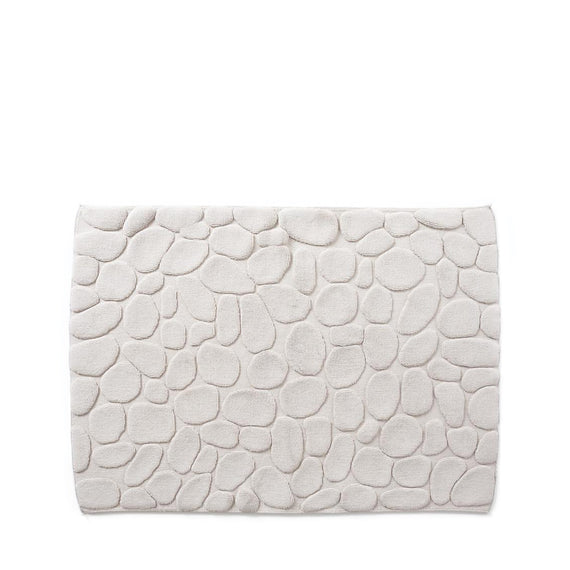 Yoshii Ottaipnu 'Pebble' Bath Mat - Light Grey